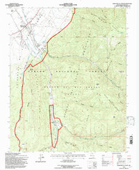 Download a high-resolution, GPS-compatible USGS topo map for Ranchos De Taos, NM (1997 edition)
