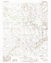 Download a high-resolution, GPS-compatible USGS topo map for Red Bluff, NM (1985 edition)