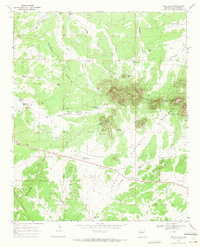 Download a high-resolution, GPS-compatible USGS topo map for Red Flats, NM (1971 edition)