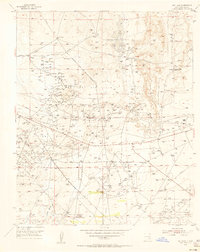 Download a high-resolution, GPS-compatible USGS topo map for Red Hill, NM (1956 edition)