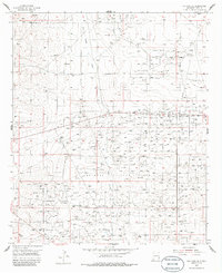 Download a high-resolution, GPS-compatible USGS topo map for Red Lake SE, NM (1986 edition)