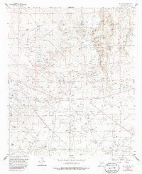 Download a high-resolution, GPS-compatible USGS topo map for Red Lake, NM (1986 edition)