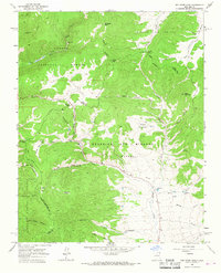 Download a high-resolution, GPS-compatible USGS topo map for Red River Pass, NM (1967 edition)