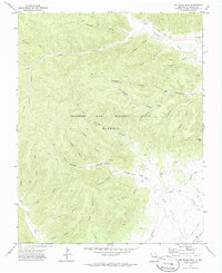 Download a high-resolution, GPS-compatible USGS topo map for Red River Peak, NM (1986 edition)