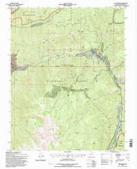 Download a high-resolution, GPS-compatible USGS topo map for Red River, NM (1997 edition)