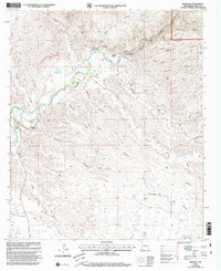 Download a high-resolution, GPS-compatible USGS topo map for Redrock, NM (2002 edition)