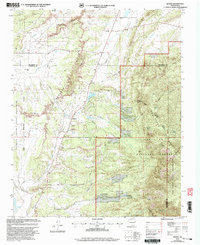 Download a high-resolution, GPS-compatible USGS topo map for Regina, NM (2003 edition)