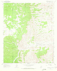 Download a high-resolution, GPS-compatible USGS topo map for Robertson Canyon, NM (1972 edition)