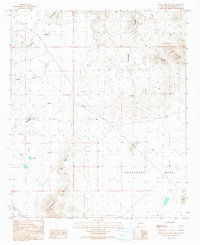 preview thumbnail of historical topo map of Hidalgo County, NM in 1990