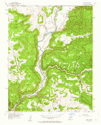 Download a high-resolution, GPS-compatible USGS topo map for Rosa, NM (1964 edition)