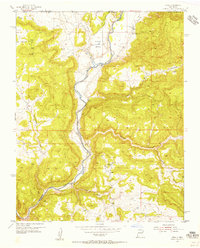 Download a high-resolution, GPS-compatible USGS topo map for Rosa, NM (1956 edition)