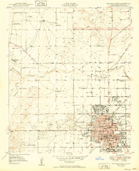 Download a high-resolution, GPS-compatible USGS topo map for Roswell North, NM (1949 edition)
