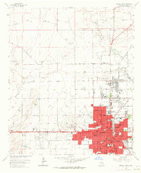 Download a high-resolution, GPS-compatible USGS topo map for Roswell North, NM (1964 edition)
