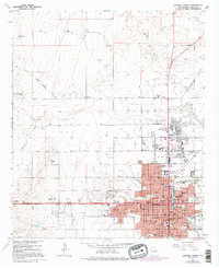 Download a high-resolution, GPS-compatible USGS topo map for Roswell North, NM (1995 edition)