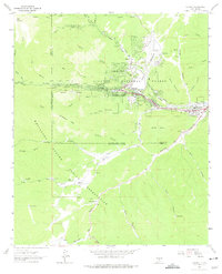 Download a high-resolution, GPS-compatible USGS topo map for Ruidoso, NM (1975 edition)