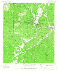 Download a high-resolution, GPS-compatible USGS topo map for Ruidoso, NM (1967 edition)