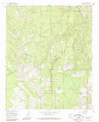Download a high-resolution, GPS-compatible USGS topo map for Saliz Pass, NM (1986 edition)