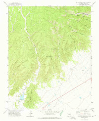 Download a high-resolution, GPS-compatible USGS topo map for Saltpeter Mountain, NM (1974 edition)