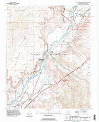 Download a high-resolution, GPS-compatible USGS topo map for San Felipe Pueblo, NM (1996 edition)