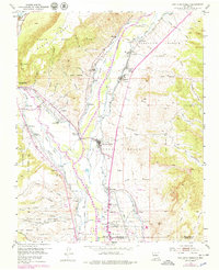 1953 Map of Alcalde, NM, 1979 Print