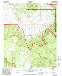 Download a high-resolution, GPS-compatible USGS topo map for San Mateo, NM (1997 edition)