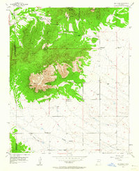 1954 Map of Edgewood, NM, 1964 Print
