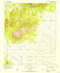 1954 Map of San Pedro, NM, 1955 Print