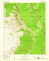 Download a high-resolution, GPS-compatible USGS topo map for Sandia Crest, NM (1959 edition)