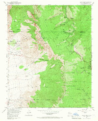 Download a high-resolution, GPS-compatible USGS topo map for Sandia Crest, NM (1966 edition)