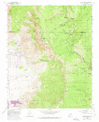 Download a high-resolution, GPS-compatible USGS topo map for Sandia Crest, NM (1975 edition)