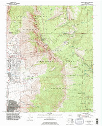 Download a high-resolution, GPS-compatible USGS topo map for Sandia Crest, NM (1996 edition)