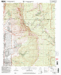 Download a high-resolution, GPS-compatible USGS topo map for Sandia Crest, NM (2007 edition)