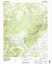 Download a high-resolution, GPS-compatible USGS topo map for Sandia Park, NM (1996 edition)