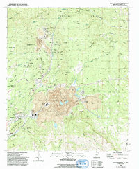 Download a high-resolution, GPS-compatible USGS topo map for Santa Rita Mine, NM (1992 edition)