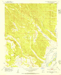 preview thumbnail of historical topo map of Sandoval County, NM in 1953