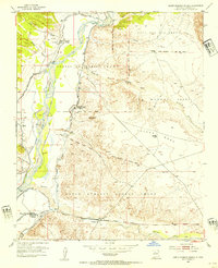 Download a high-resolution, GPS-compatible USGS topo map for Santo Domingo Pueblo, NM (1954 edition)
