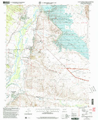 Download a high-resolution, GPS-compatible USGS topo map for Santo Domingo Pueblo, NM (2003 edition)