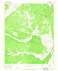 preview thumbnail of historical topo map of San Miguel County, NM in 1965