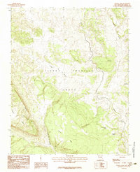 Download a high-resolution, GPS-compatible USGS topo map for Sawmill Mesa, NM (1983 edition)