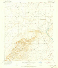preview thumbnail of historical topo map of Eddy County, NM in 1954