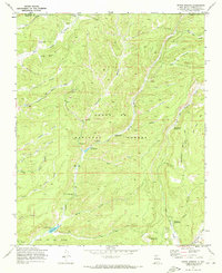 Download a high-resolution, GPS-compatible USGS topo map for Seven Springs, NM (1973 edition)