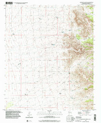 Download a high-resolution, GPS-compatible USGS topo map for Shannon Canyon, NM (2002 edition)