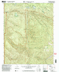 preview thumbnail of historical topo map of Santa Fe County, NM in 2002