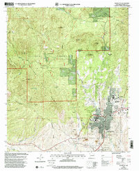 Download a high-resolution, GPS-compatible USGS topo map for Silver City, NM (2002 edition)