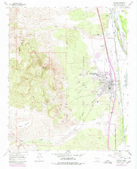 Download a high-resolution, GPS-compatible USGS topo map for Socorro, NM (1979 edition)