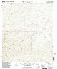 preview thumbnail of historical topo map of Chaves County, NM in 2001