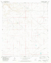 Download a high-resolution, GPS-compatible USGS topo map for Stockard Well, NM (1980 edition)