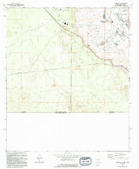preview thumbnail of historical topo map of Doña Ana County, NM in 1994