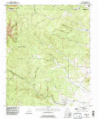Download a high-resolution, GPS-compatible USGS topo map for Tajique, NM (1996 edition)