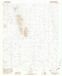 Download a high-resolution, GPS-compatible USGS topo map for Tank Mountain, NM (1982 edition)
